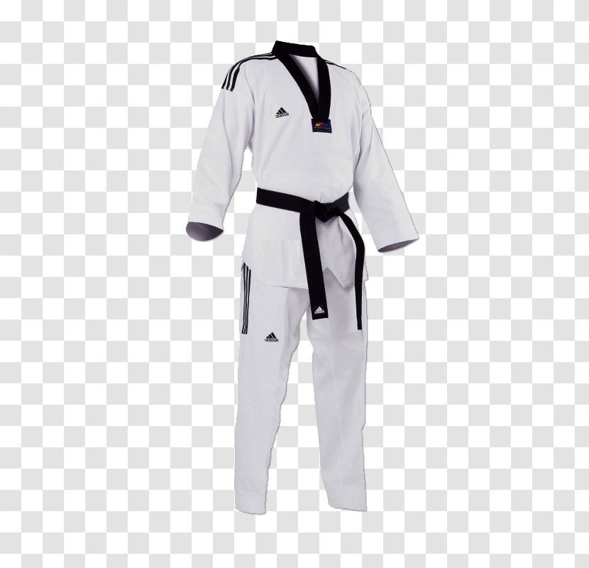 Dobok Adidas World Taekwondo Clothing - Sports Uniform Transparent PNG