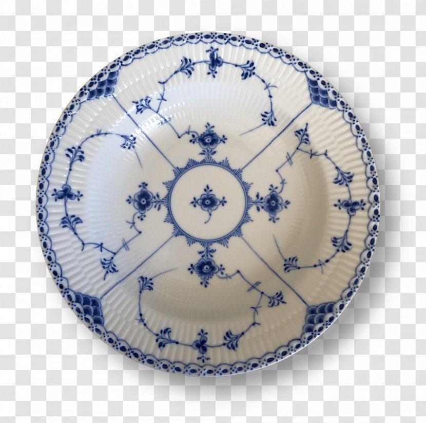 Royal Copenhagen Plate Tableware Blue Fluted Mega - Service De Table - Ceramic Transparent PNG
