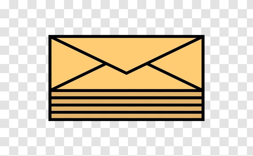 Triangle Icon - Black - Envelope Transparent PNG