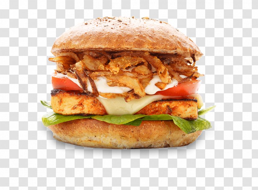 Salmon Burger Veggie Buffalo Cheeseburger Breakfast Sandwich - Steak Transparent PNG