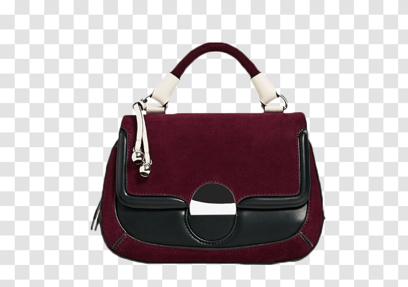 Handbag Cloakroom Zara Leather - Fashion - Splicing Oblique Backpack Transparent PNG