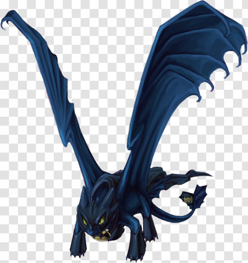 How To Train Your Dragon Night Fury Toothless Batman - Art Transparent PNG