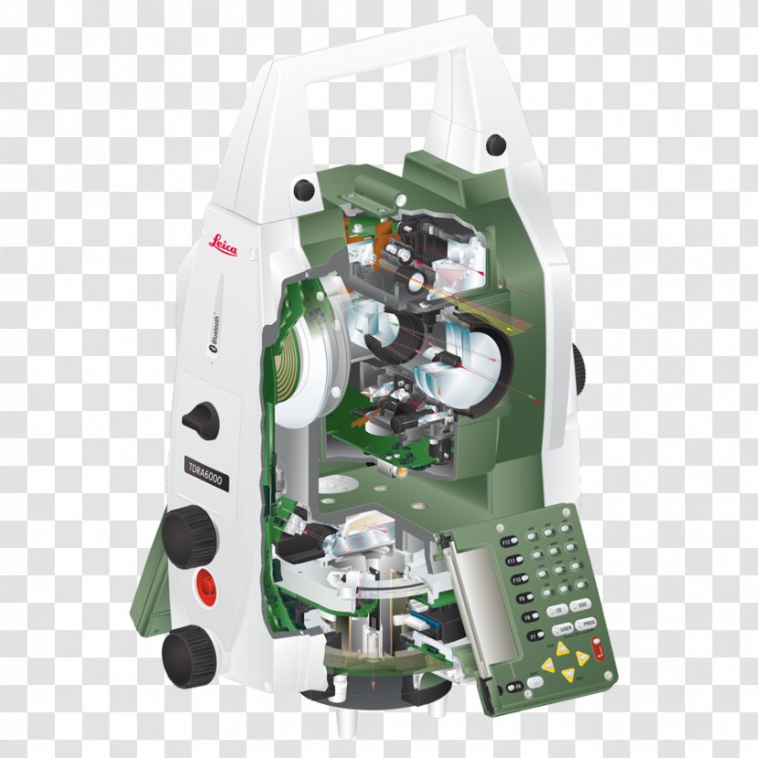 Total Station Leica Camera Geosystems Theodolite Survey Camp Transparent PNG