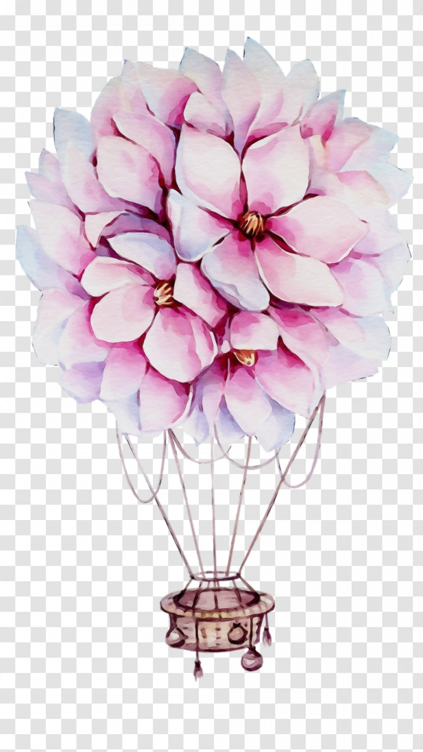 Hot Air Balloon - Plant - Wildflower Bouquet Transparent PNG