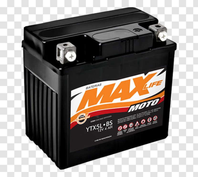 Automotive Battery Car Motorcycle Vehicle - Auto Part - Bateria Transparent PNG