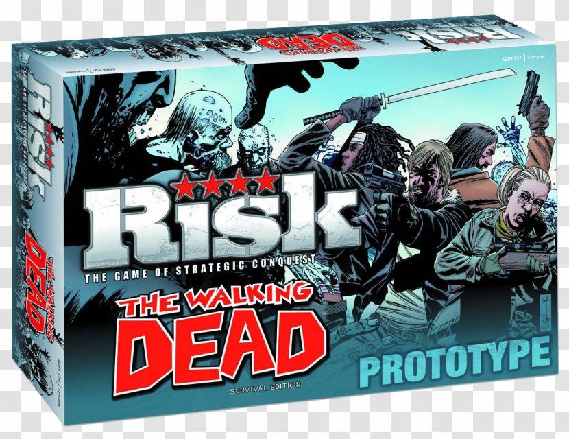 The Walking Dead: Survival Instinct USAopoly Risk: Dead Edition Game - Fear Season 4 Transparent PNG