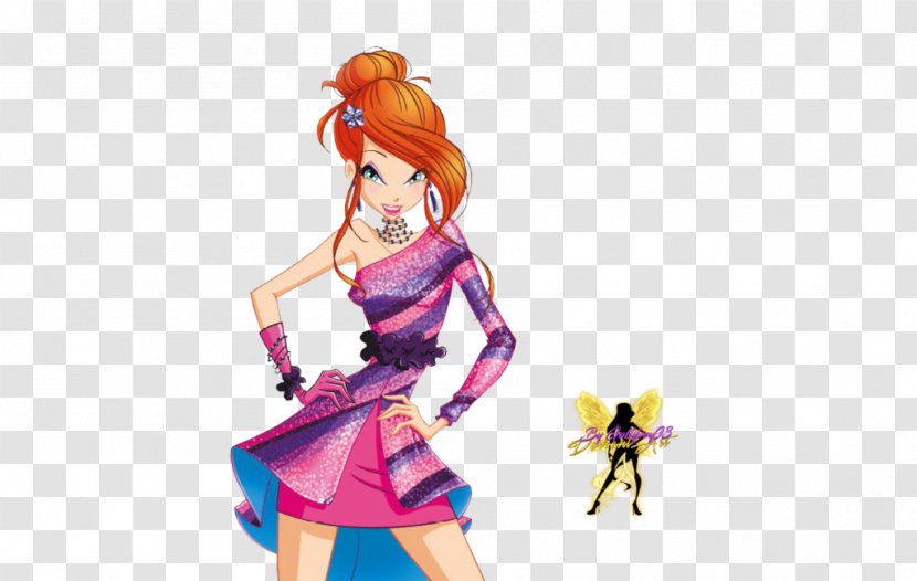 Bloom Musa Flora Tecna Winx Club: Believix In You - Watercolor - Silhouette Transparent PNG