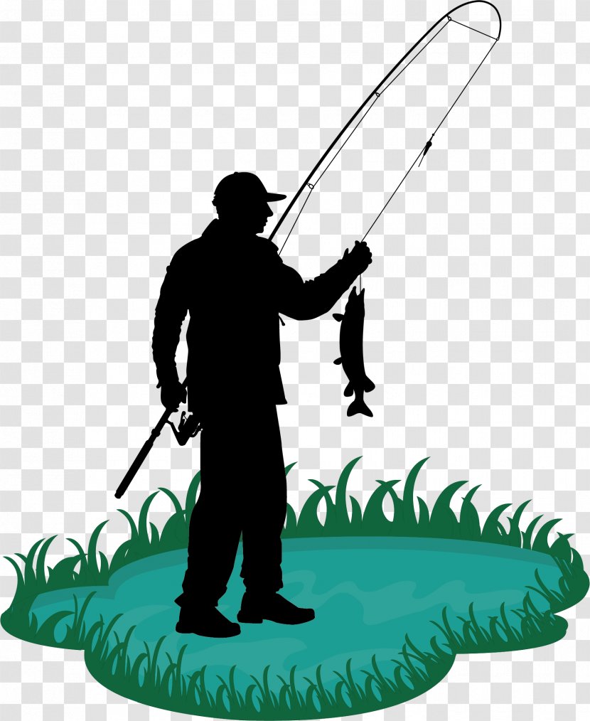 Fishing Rod Cartoon Fisherman Clip Art - Old Man Transparent PNG