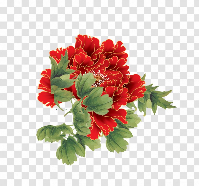 Download Peony - Annual Plant - Red Photos Transparent PNG