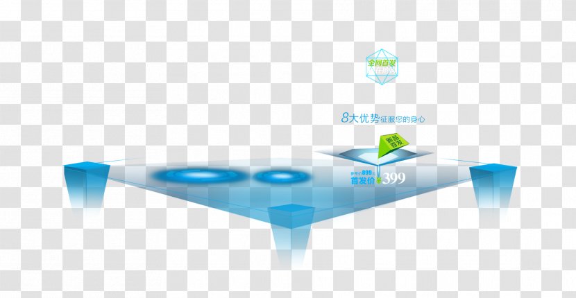 Diagram Brand - Rectangle - Taobao Baby Blue Column Transparent PNG