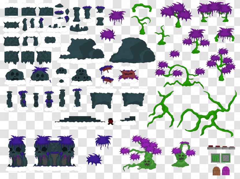 Character Animal Clip Art - Purple - 2d Platform Transparent PNG