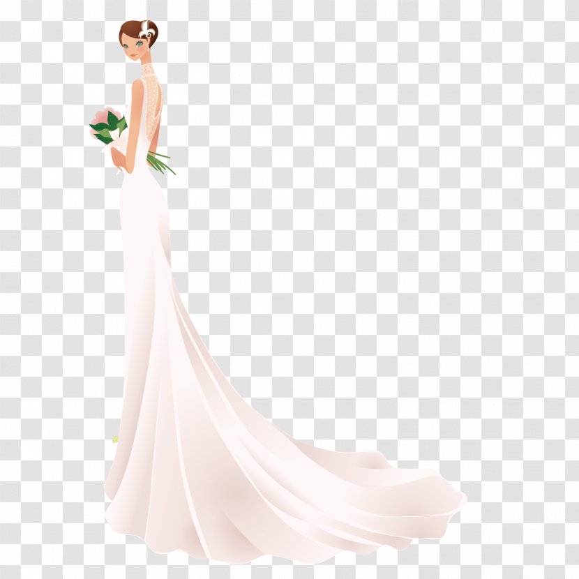 Wedding Dress Clothing - Tree - Beautiful Bride Transparent PNG