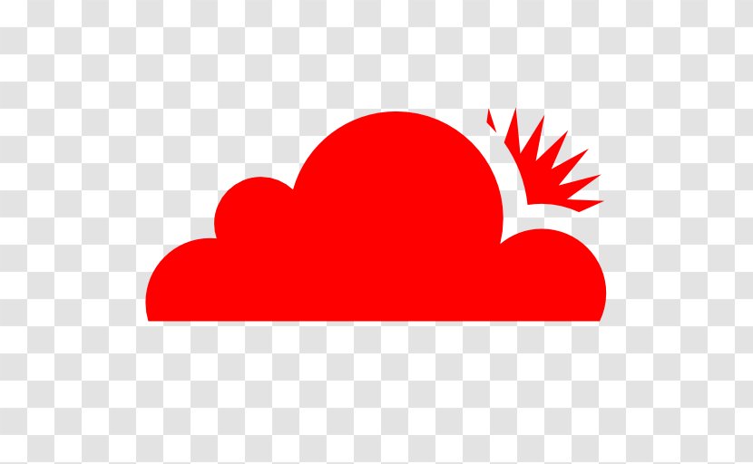 Download Cloudflare Clip Art - Cartoon - Red Flare Transparent PNG