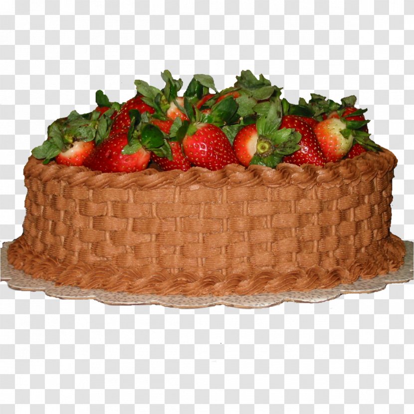 Strawberry Cream Cake Chocolate Shortcake Fruitcake - Picture Transparent PNG