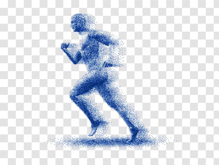 Silhouette Running - Drawing Transparent PNG