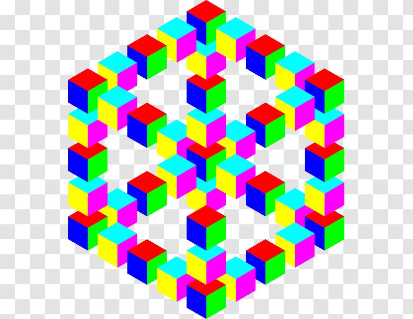 Optical Illusion Optics Cube Transparent PNG