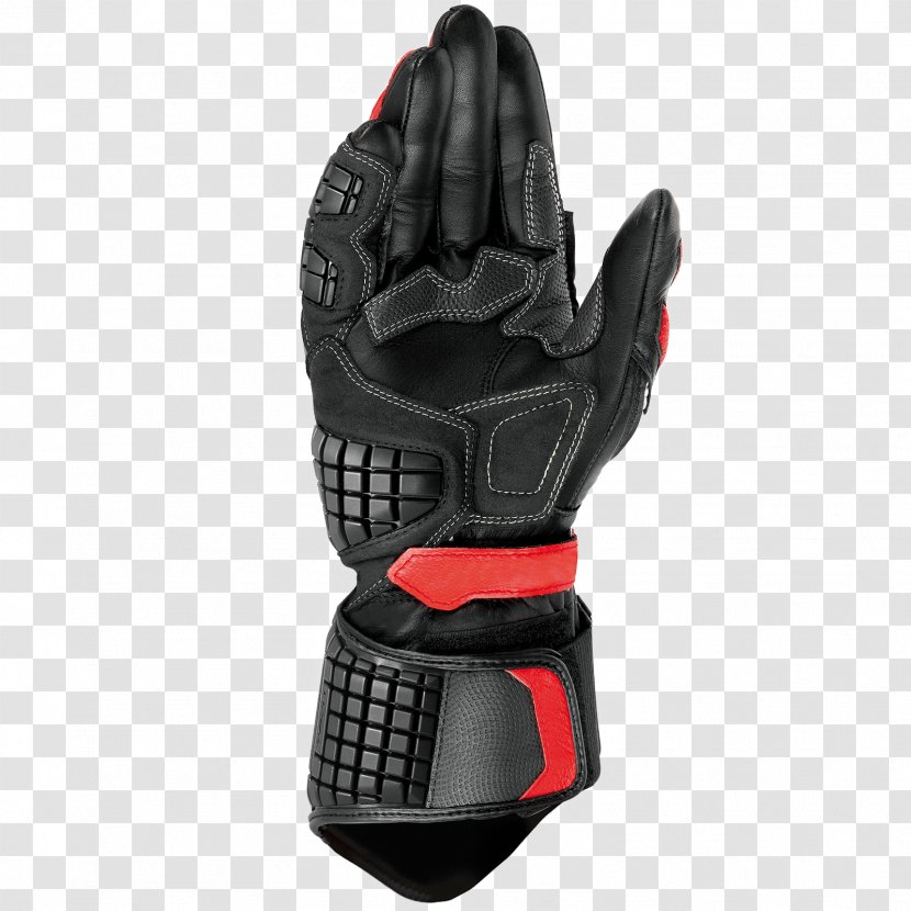 Glove Motorcycle Leather SPIDI Clothing - Red Transparent PNG