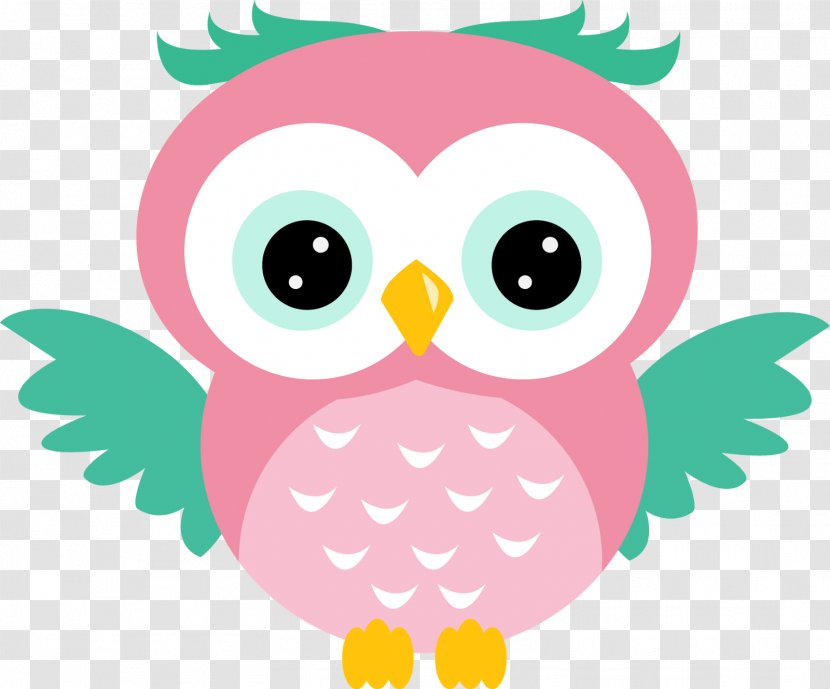 Baby Owls Bird Clip Art - Pink - Owl Transparent PNG