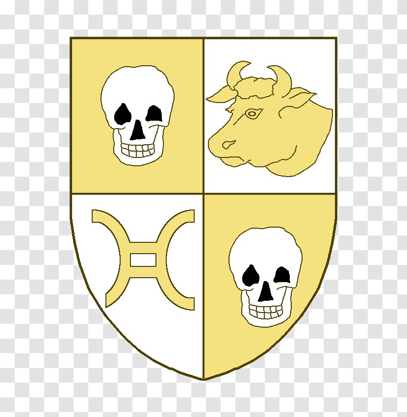 Skull Logo Yellow Brand Transparent PNG