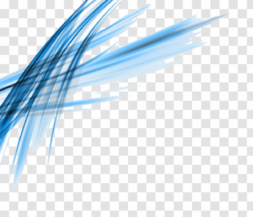 Clip Art - Electric Blue - Lines Clipart Transparent PNG