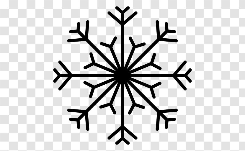 Snowflake Drawing Clip Art - Tree - Silhouette Cliparts Transparent PNG