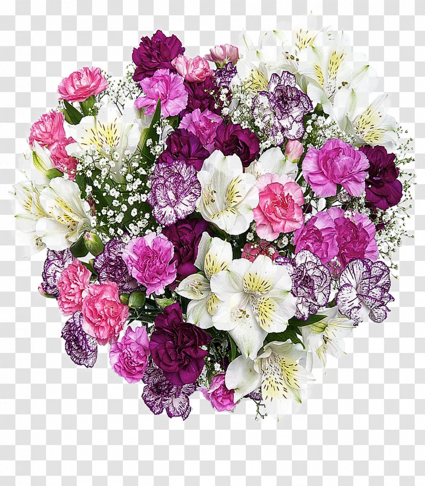 Flower Bouquet Nosegay - Magenta - A Of Flowers Transparent PNG