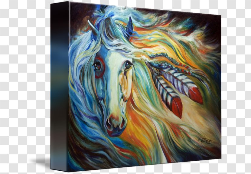 Horse Oil Painting United States Art - Visual Arts By Indigenous Peoples Of The Americas - War Transparent PNG