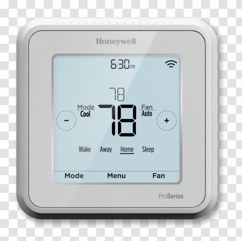Programmable Thermostat Smart Honeywell Lyric T6 TH6220 - Wifi Transparent PNG