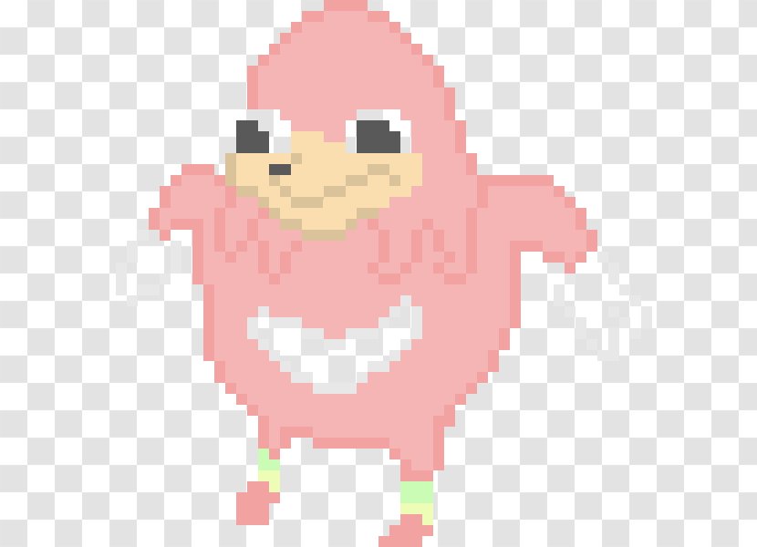 Nelson Muntz Knuckles The Echidna Pixel Art Ugandan Dash - Flower - Watercolor Transparent PNG