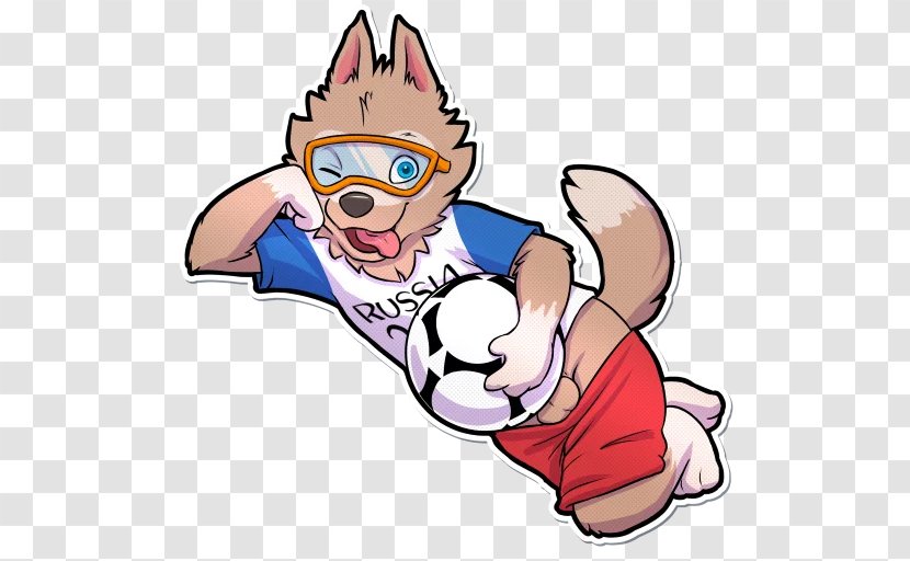 Zabivaka 2018 World Cup Sticker Clip Art - Flower - Mascot Transparent PNG