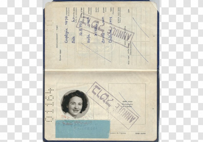 German Passport Polish Travel Document Stamp - Silhouette Transparent PNG