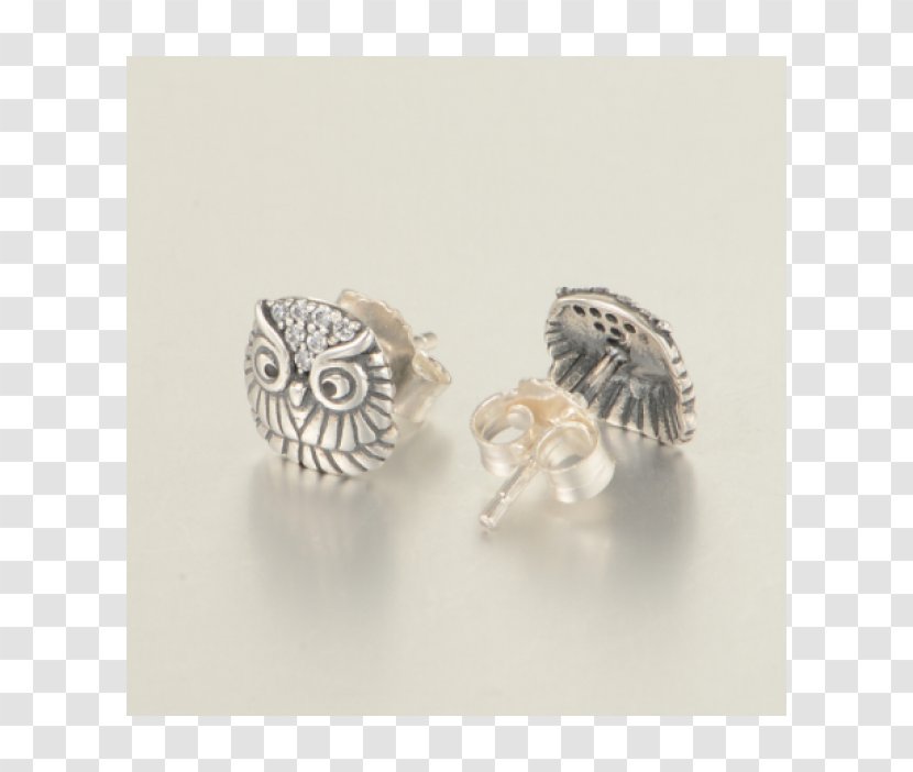 Earring Owl Sterling Silver Body Jewellery Transparent PNG