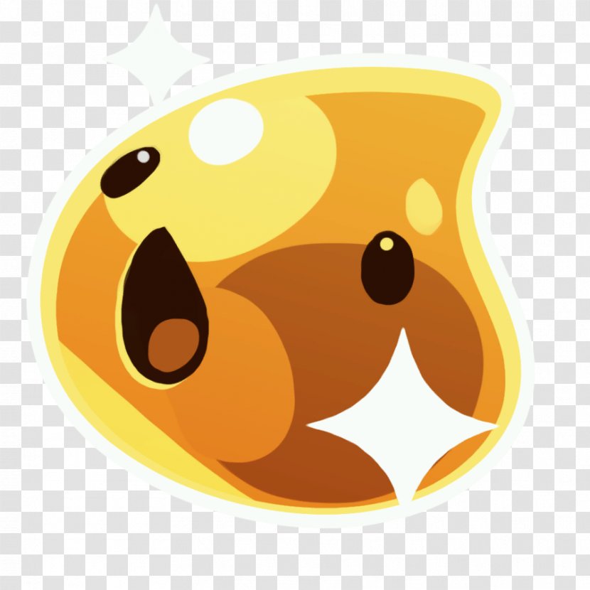 Slime Rancher Gold Chicken - Orange - Puddle Transparent PNG