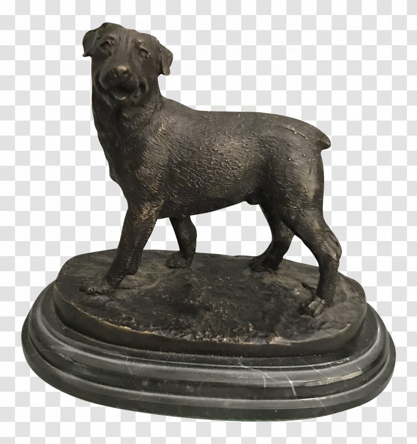 Rottweiler Dog Breed Bronze Sculpture Puppy Transparent PNG