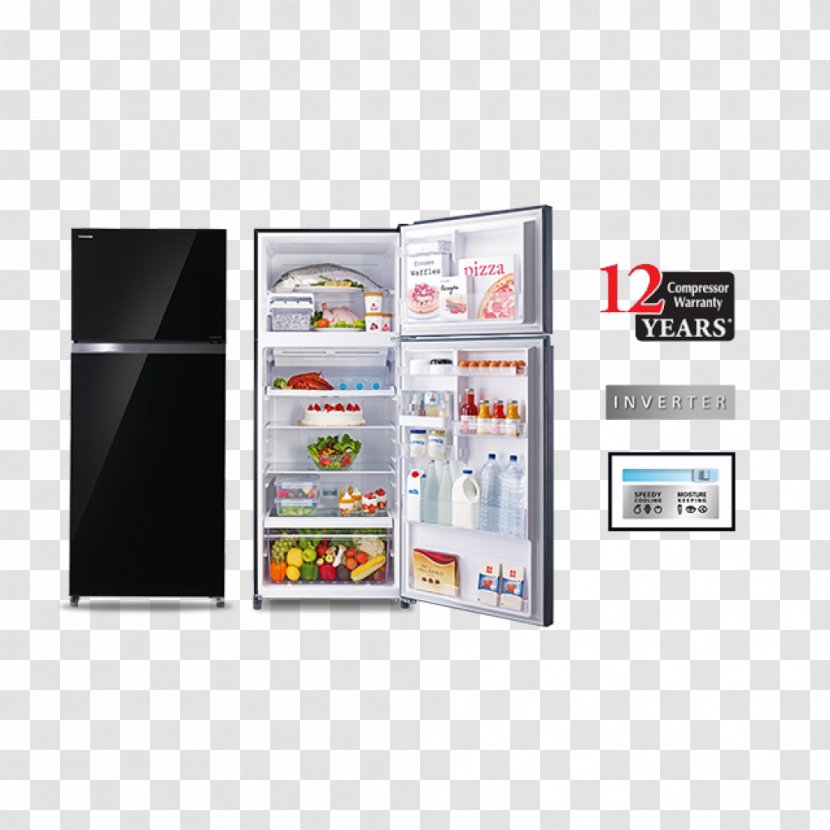 Refrigerator Nguyenkim Shopping Center Toshiba Home Appliance Electricity - Sharp Corporation Transparent PNG