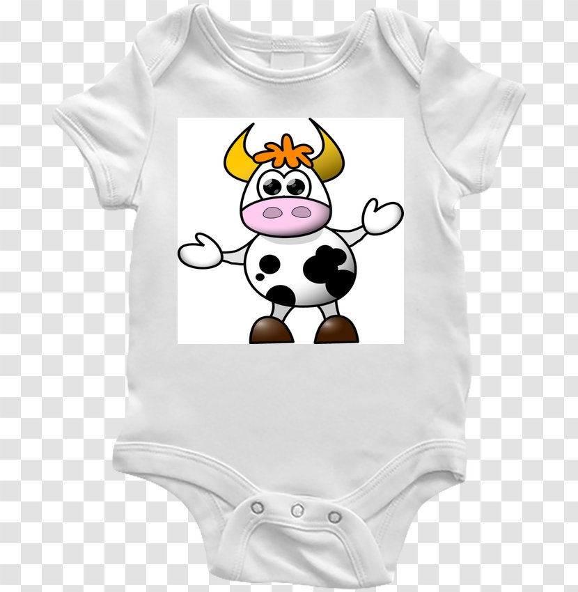 Baby & Toddler One-Pieces T-shirt Sleeve Bodysuit Clothing - Designer - Happy Cow Transparent PNG