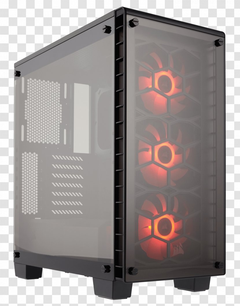 Computer Cases & Housings Power Supply Unit MicroATX Corsair Components - Atx - Cabinet Transparent PNG