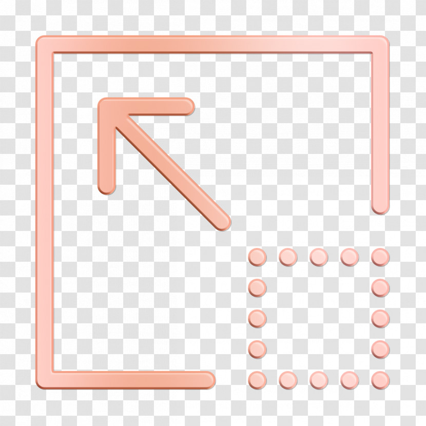 Expand Icon Dashed Elements Icon Full Screen Icon Transparent PNG