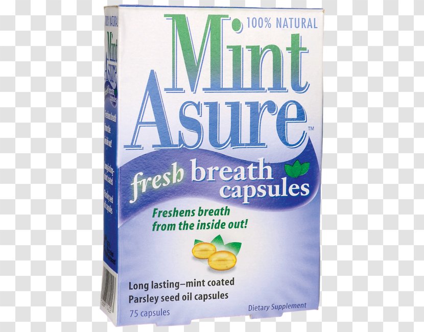 Dietary Supplement Capsule Bad Breath Breathing Swallowing - Human Mouth - Fresh Mint Transparent PNG
