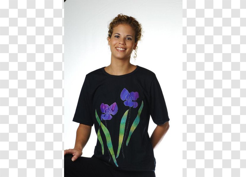 T-shirt Purple Scarf Silk Color - Blue Transparent PNG
