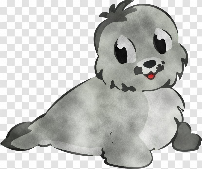 Animal Figure Toy Puppy Dog Cartoon - Shih Tzu Stuffed Transparent PNG