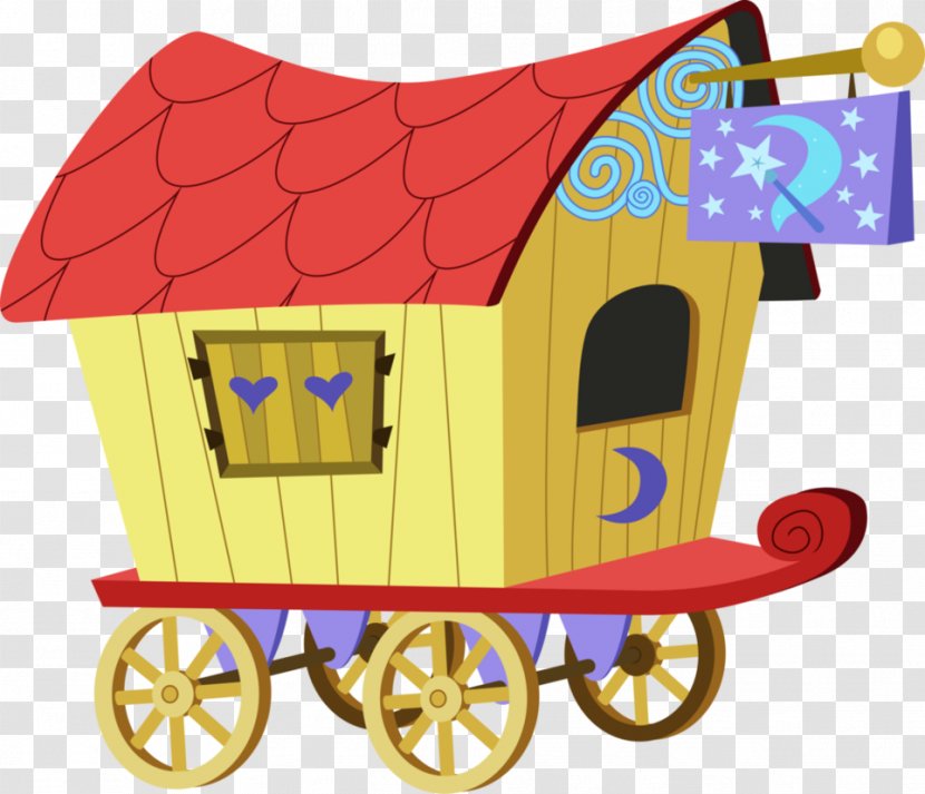 My Little Pony Wagon Fluttershy Sweetie Belle - Vector Transparent PNG