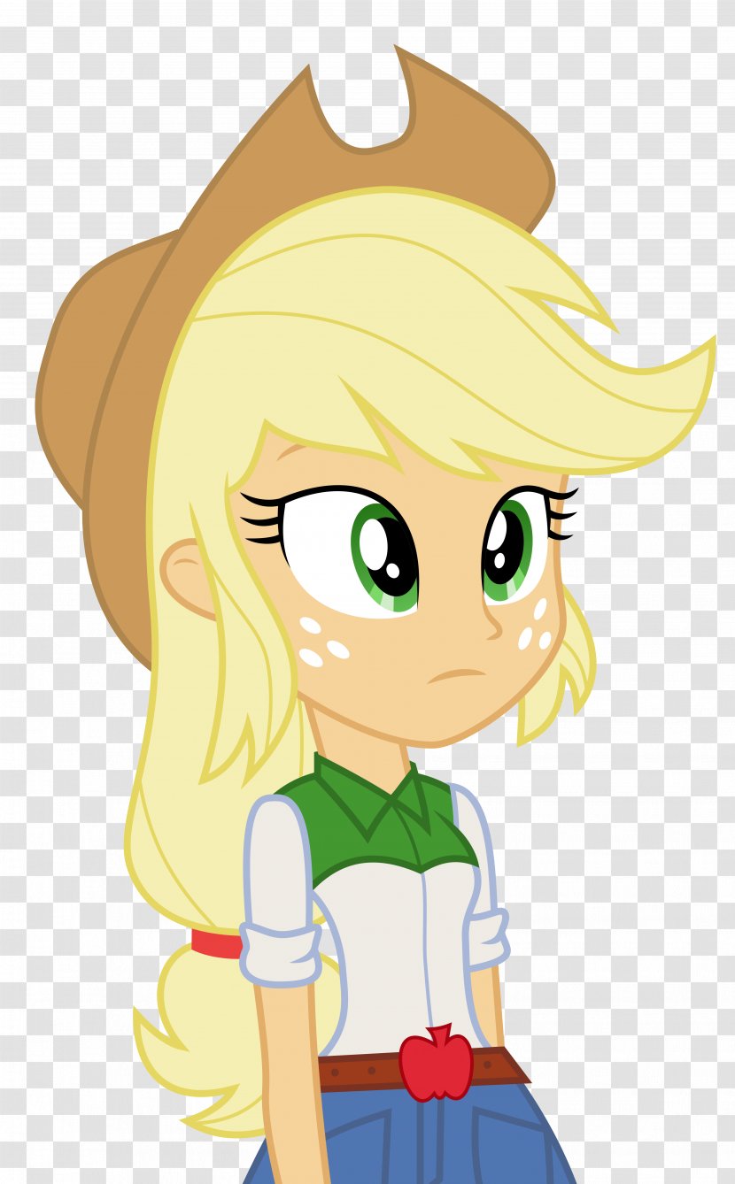 Applejack My Little Pony: Equestria Girls Art Illustration - Tree - Crying Transparent PNG