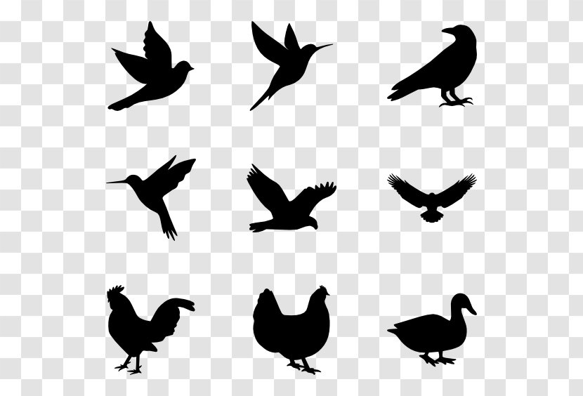 Bird - Woodcut - Birds Silhouette Transparent PNG