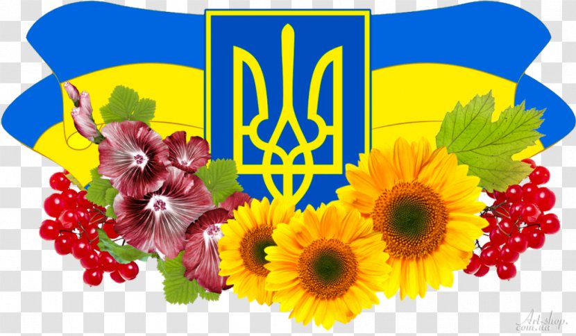 Flag Of Ukraine Coat Arms Государственные символы Украины - Petal Transparent PNG