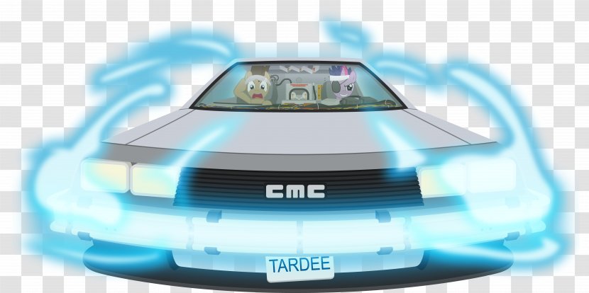Pinkie Pie Marty McFly Twilight Sparkle DeLorean DMC-12 Time Machine - Mode Of Transport - Future Transparent PNG