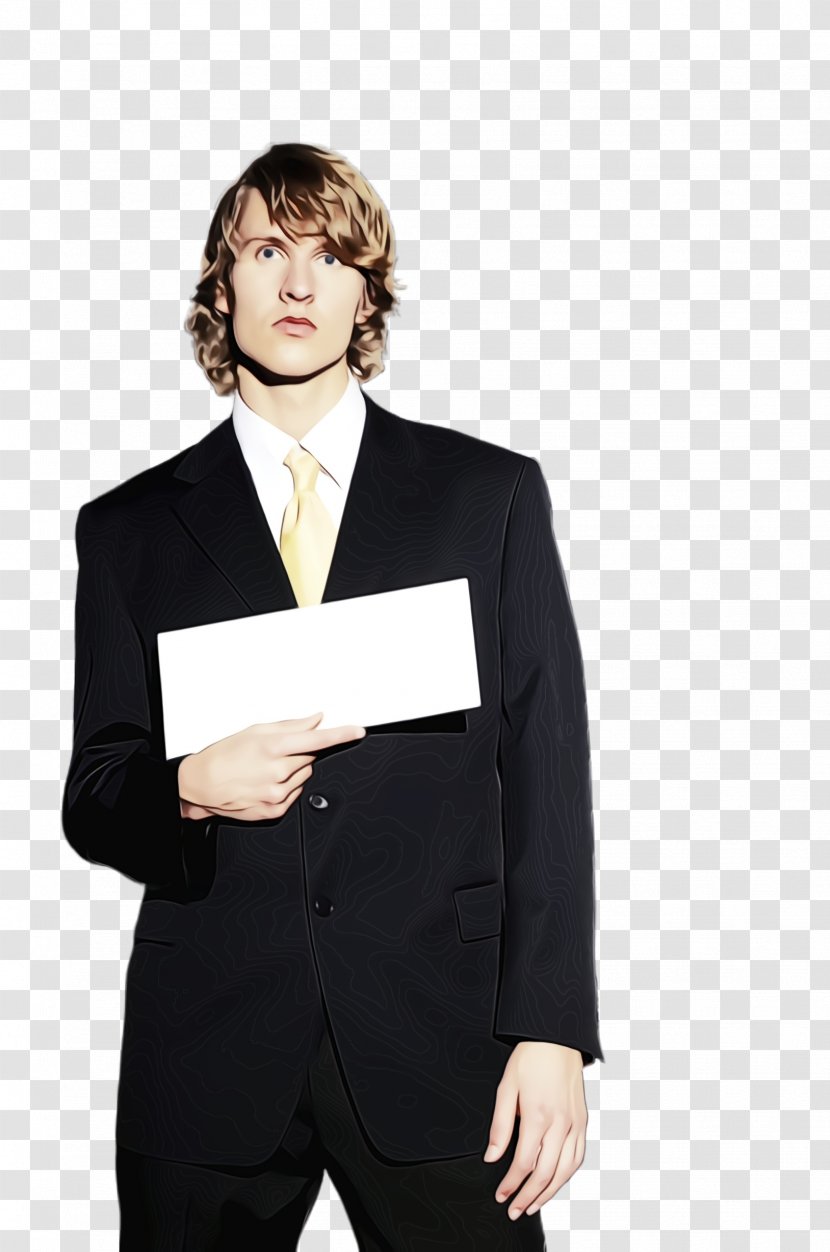 Suit Formal Wear Standing Male Tuxedo - Paint - Blazer Outerwear Transparent PNG
