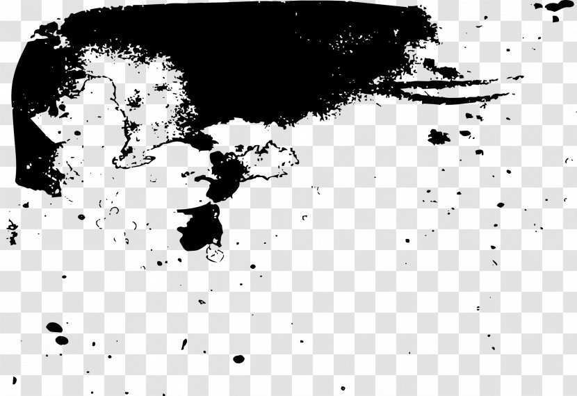 Black And White - Art - Stroke Transparent PNG
