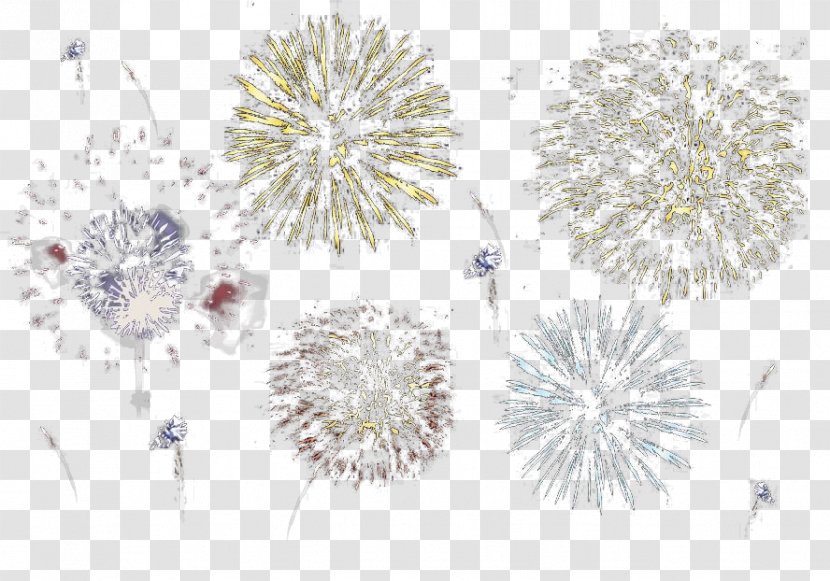 Fireworks Set Circle - Festival - Silver Collection Transparent PNG