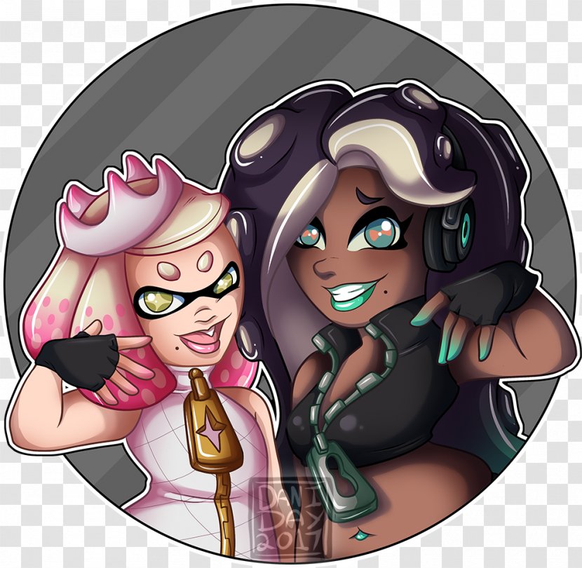 Splatoon 2 Fan Art Digital - Heart - Pearl Transparent PNG